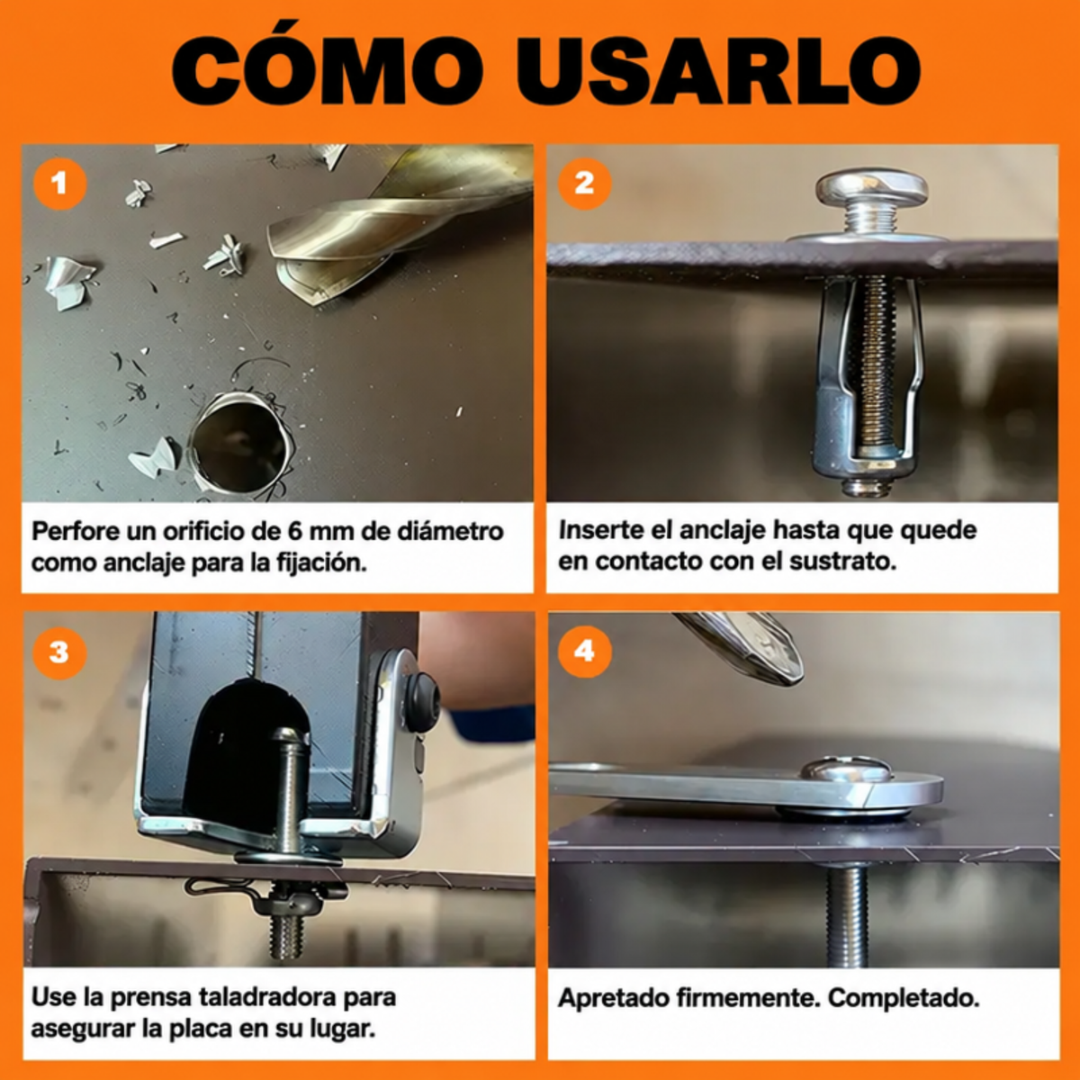 Set de 30/90 Tuercas Remachables de Cabeza Redonda, Acero al Carbono Galvanizado - Resistentes, Antioxidantes, para Chapa Metálica, Auto, Moto y Muebles (M4-M6)
