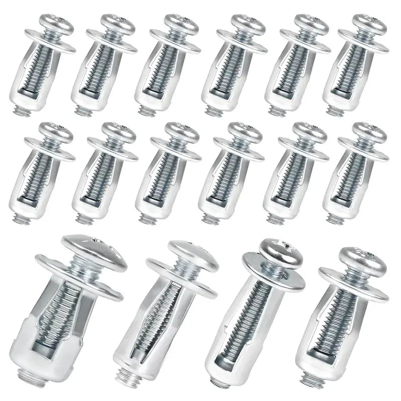 30Pcs/90Pcs Heavy-Duty Zinc-Plated Carbon Steel Button Rivet Nuts Set - Durable, Rustproof, Bolt-Compatible Industrial Auto/Motorcycle & Furniture Hardware for Sheet Metal Repair, Panel Fixing (M4-M6 Sizes)